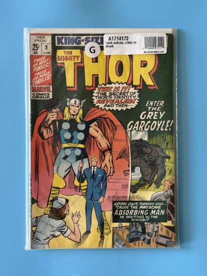 Thor Annual Comic #3 Marvel Comics Bronze Age