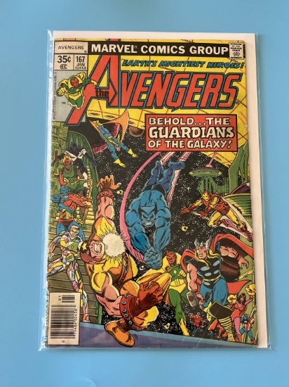 The Avengers Comic #167 Marvel Comics Bronze Age KEY