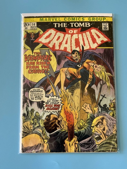 The Tomb of Dracula Comic #14 Marvel Comics Bronze Age
