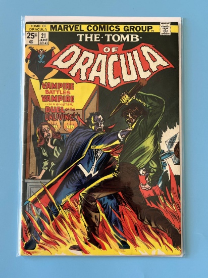 The Tomb of Dracula Comic #21 Marvel Comics Bronze Age KEY