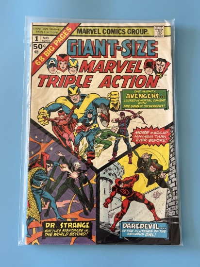Giant Size Marvel Triple Action Comic #1 Marvel Comics Bronze Age KEY 1st Issue