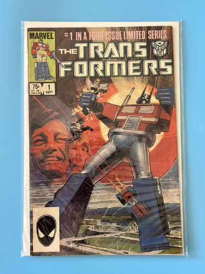 The Transformers Comic #1 Marvel Comics Bronze Age KEY 3rd Printing