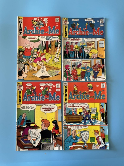 4 Issues Archie and Me Comics #51 #56 #57 & #64 Archie Comics Bronze Age