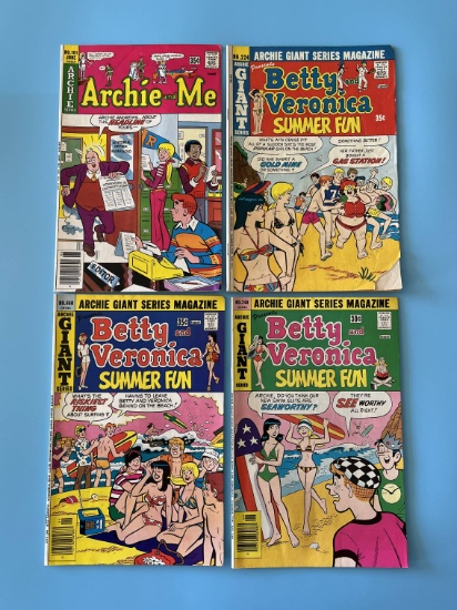 4 Issues Archie and Me Comics #101 Betty and Veronica Summer Fun #224 #248 & #460 Archie Comics Bron