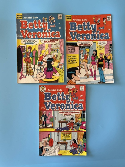 3 Issues Betty and Veronica Comics #189 #192 & #210 Archie Comics Bronze Age