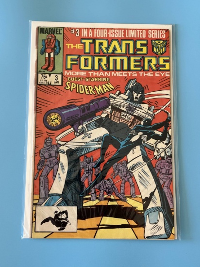 The Transformers Comic #3 Marvel Comics Bronze Age KEY 3rd Printing