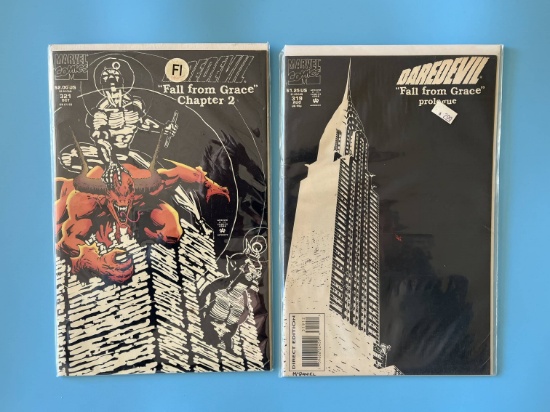 2 Issues Daredevil Comic #319 & #321 Marvel Comics
