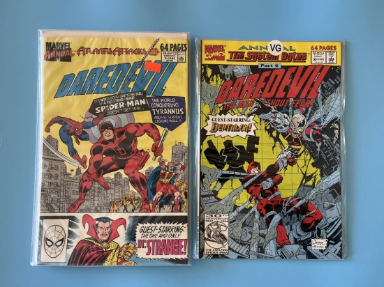 2 Issues Daredevil Annual Comic #4 & #8 Marvel Comics