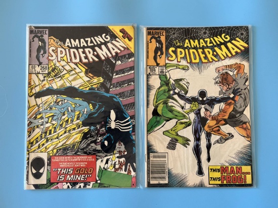 2 Issues The Amazing Spiderman Comic #266 & #268 Marvel Comics