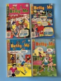 4 Issues Betty and Me #79 #80 #88 & #92 Archie Comics Bronze Age