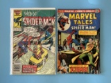 2 Issues Marvel Tales #64 & Web of Spiderman #21 Marvel Comics