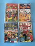 4 Issues Reggie and Me #90 #91 & Archie at Riverdale High #10 & #14 Archie Comics Bronze Age
