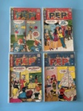 4 Issues Pep Comics #267 #291 #292 & #296 Archie Comics Bronze Age