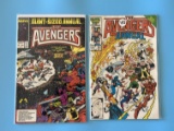 2 Issues Avengers Annual Comic #15 & #16 Marvel Comics Bronze Age