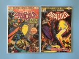 2 Issues The Tomb of Dracula Comic #27 & #28 Marvel Comics Bronze Age