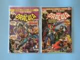 2 Issues The Tomb of Dracula Comic #29 & #30 Marvel Comics Bronze Age
