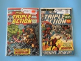 2 Issues Marvel Triple Action Comic #5 & #11 Marvel Comics Bronze Age