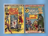 2 Issues Marvel Triple Action Comic #19 & #20 Marvel Comics Bronze Age