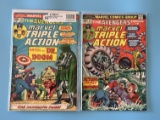 2 Issues Marvel Triple Action Comic #19 & #21 Marvel Comics Bronze Age