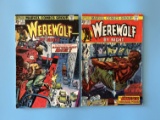 2 Issues Werewolf By Night Comic #20 & #21 Marvel Comics Bronze Age