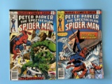 2 Issues The Spectacular Spiderman Comic #18 & #21 Marvel Comics Bronze Age