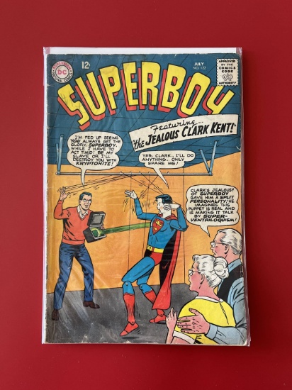 Superboy Comic #122 DC Comics Silver Age 12 Cent Cover