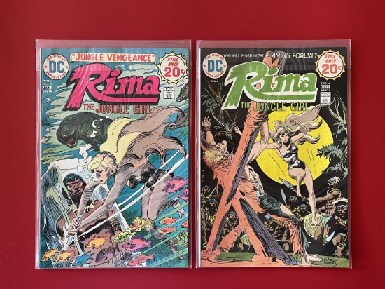 2 Issues Rima the Jungle Girl #4 & #5 DC Comics Bronze Age