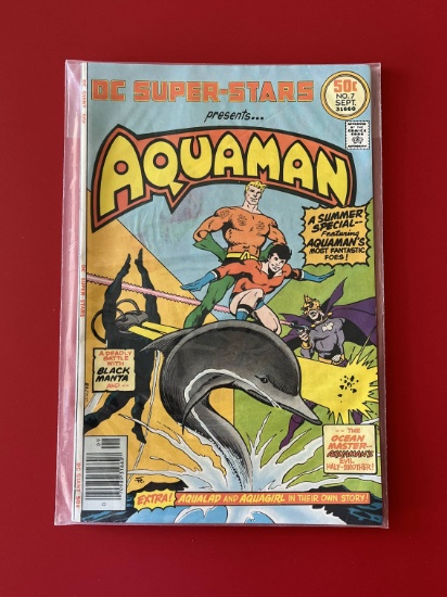 DC Super Stars Presents Aquaman Comic #7 DC Comics Bronze Age