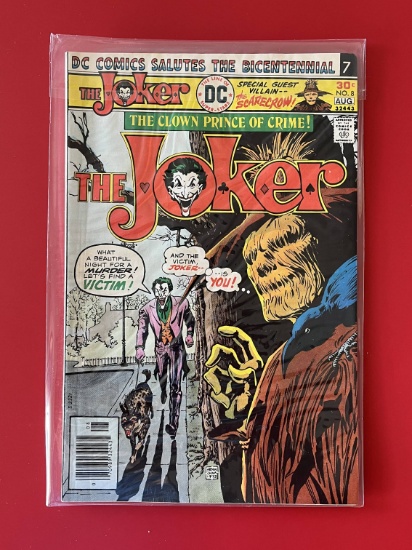 The Joker Comic #8 DC Comics Bronze Age KEY 1st Meeting of Joker and Scarecrow