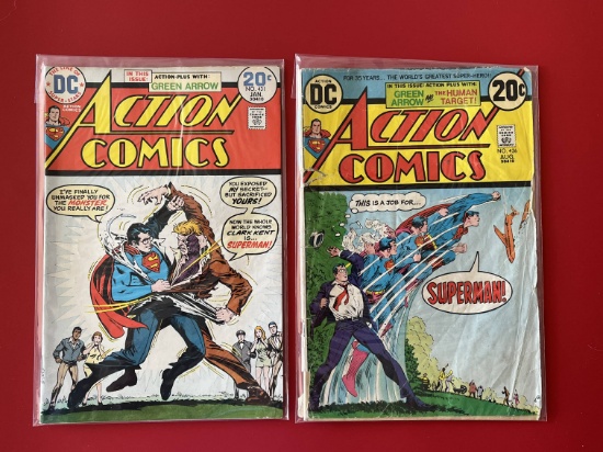 2 Issues Action Comics #426 & #431 DC Comics Bronze Age
