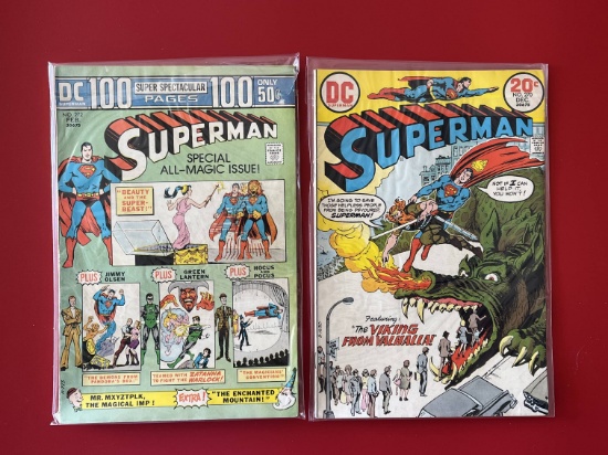 2 Issues Superman Comic #270 & #272 DC Comics Bronze Age Comics