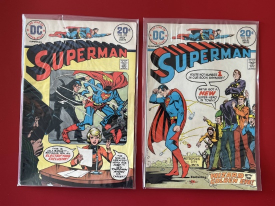 2 Issues Superman Comic #273 & #275 DC Comics Bronze Age Comics