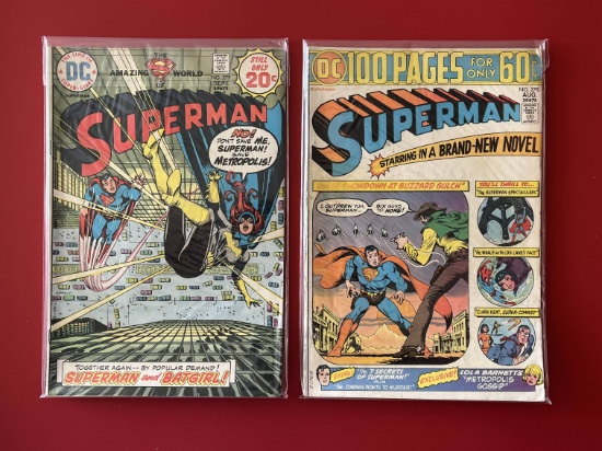 2 Issues Superman Comic #278 & #279 DC Comics Bronze Age Comics