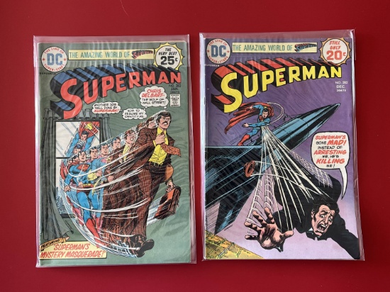 2 Issues Superman Comic #282 & #283 DC Comics Bronze Age Comics
