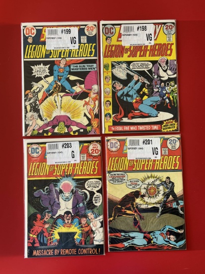 4 Issues Superboy Comic #198 #199 #201 & #203 DC Comics Bronze Age
