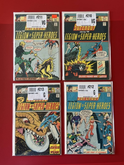 4 Issues Superboy Comic #210 #211 #212 & #213 DC Comics Bronze Age