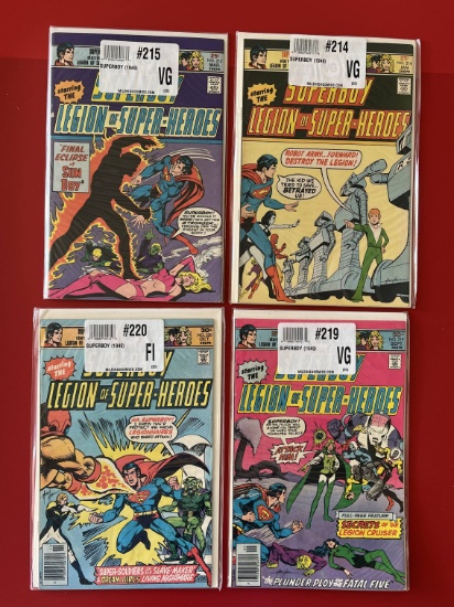 4 Issues Superboy Comic #214 #215 #219 & #220 DC Comics Bronze Age