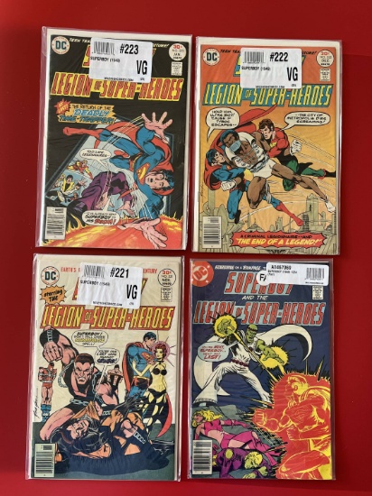 4 Issues Superboy Comic #221 #222 #223 & #224 DC Comics Bronze Age