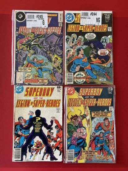 4 Issues Superboy Comic #237 #239 #244 & #245 DC Comics Bronze Age