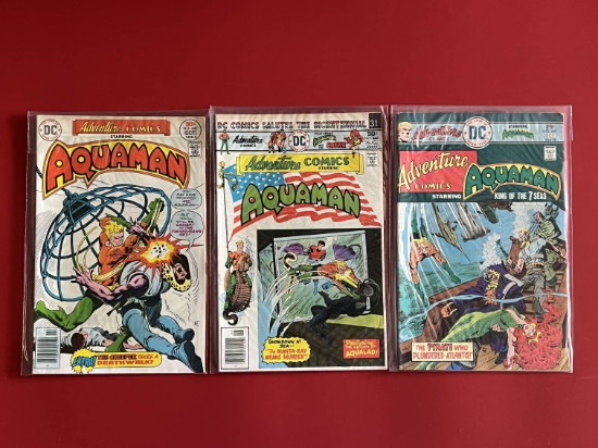 3 Issues Adventure Comics #441 #446 & #447 DC Comics Bronze Age Comics