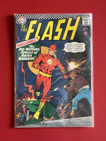 Flash Comic #170 DC Comics Silver Age Comic 12 Cent Cover