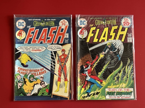 2 Issues Flash Comic #230 & #231 DC Comics Bronze Age Comics