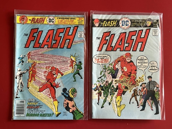 2 Issues Flash Comic #239 & #244 DC Comics Bronze Age Comics