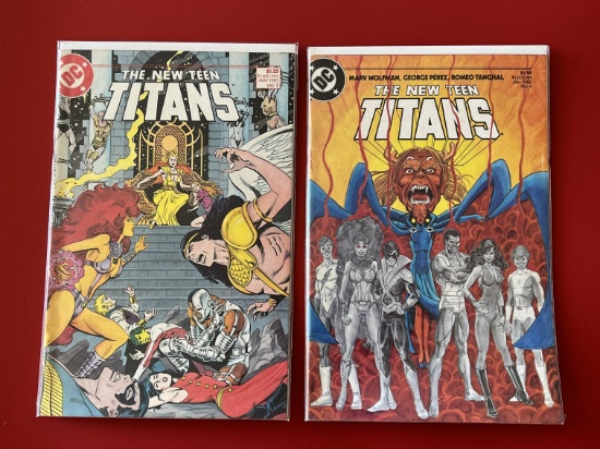 2 Issues The New Teen Titans Comic #4 & #8 DC Comics