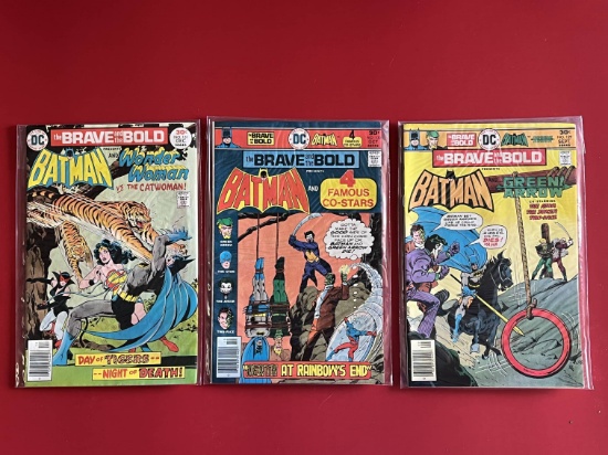 3 Issues The Brave and the Bold Comic #129 #130 & #131 DC Comic Bronze Age Comics