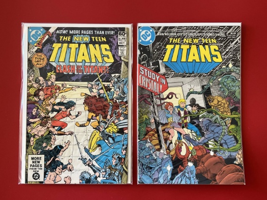 2 Issues The New Teen Titans Comic #10 & #12 DC Comics