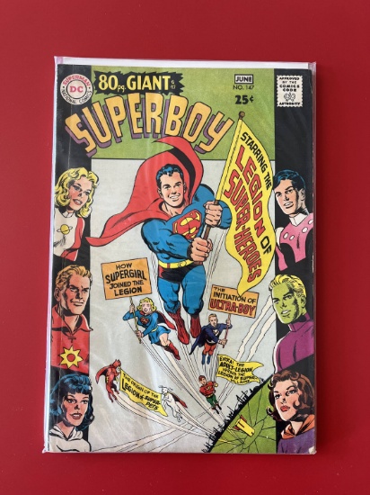 Superboy Comic #132 DC Comics Silver Age KEY Origin of Legion of Super Heroes