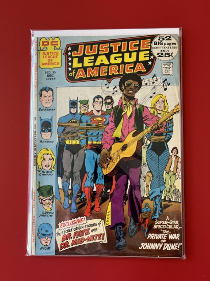 Justice League of America Comic #95 DC Comics Bronze Age KEY