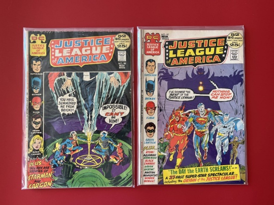 2 Issues Justice League of America Comic #97 & #98 DC Comics Bronze Age
