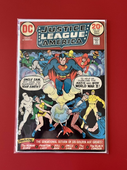 Justice League of America Comic #107 DC Comics Bronze Age KEY